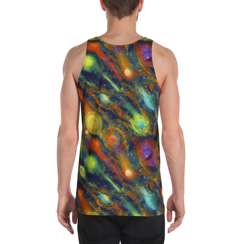 Galactic Tide on Men's Tank Top — Back