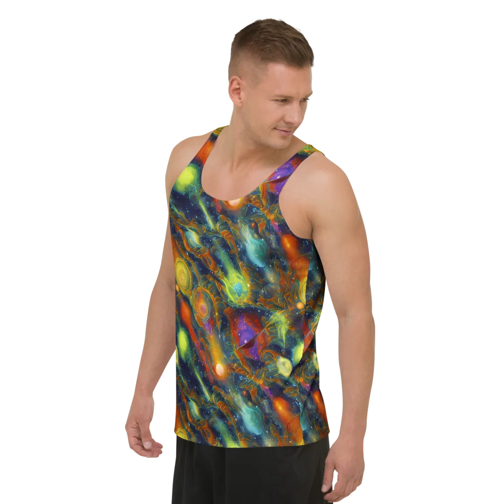 Galactic Tide on Men's Tank Top — Left Front