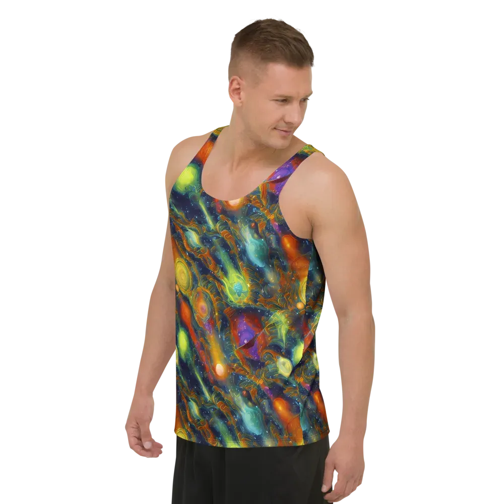 Galactic Tide on Men's Tank Top — Left Front