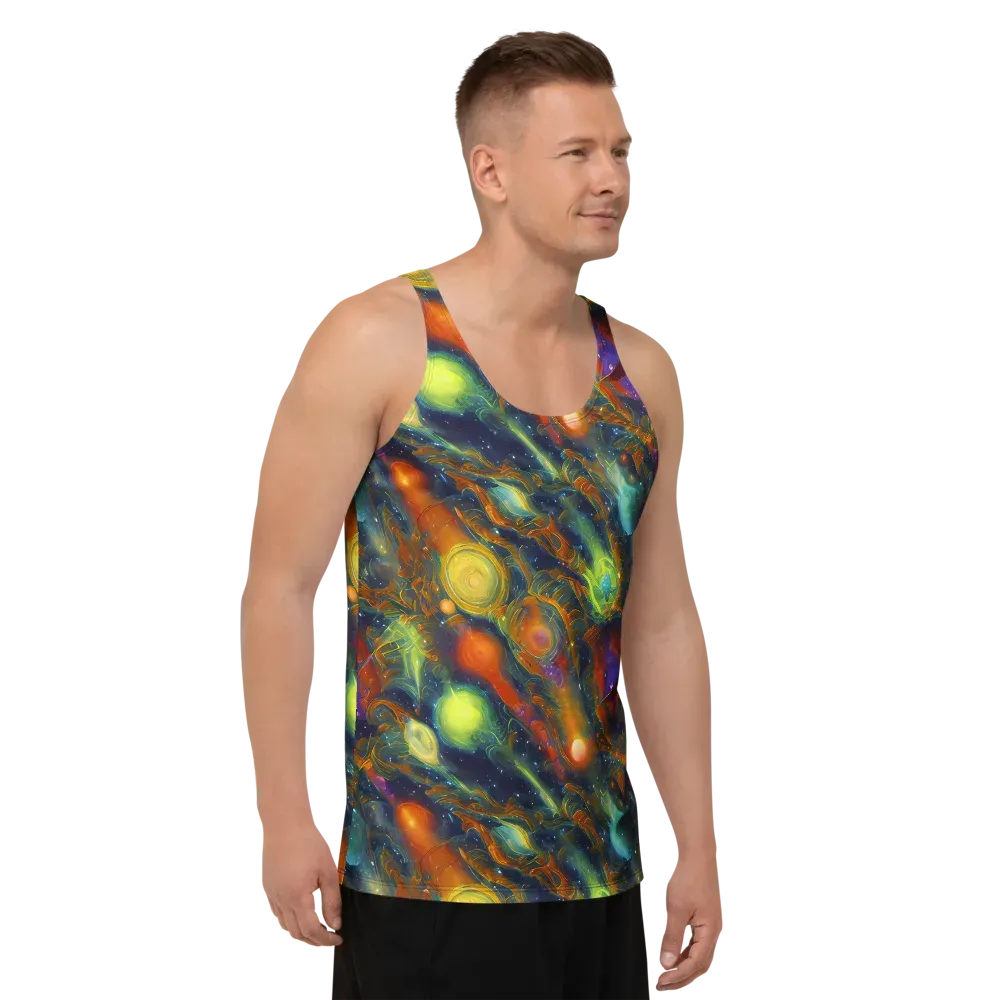 Galactic Tide on Men's Tank Top — Right Front