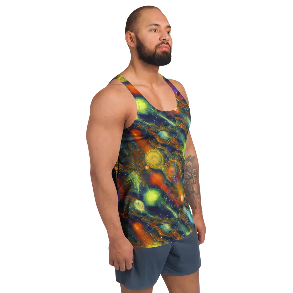 Galactic Tide on Men's Tank Top — Right Front
