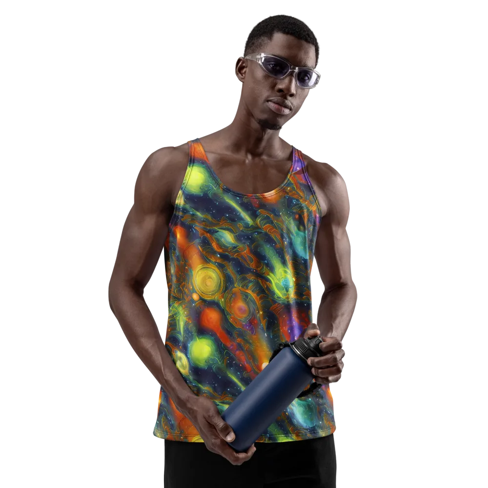 Galactic Tide on Men's Tank Top — Front