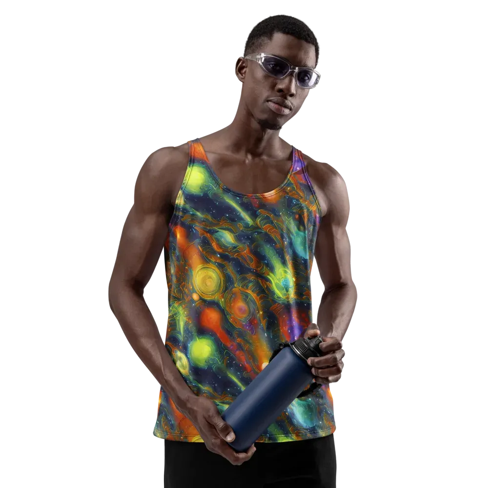 Galactic Tide on Men's Tank Top — Front