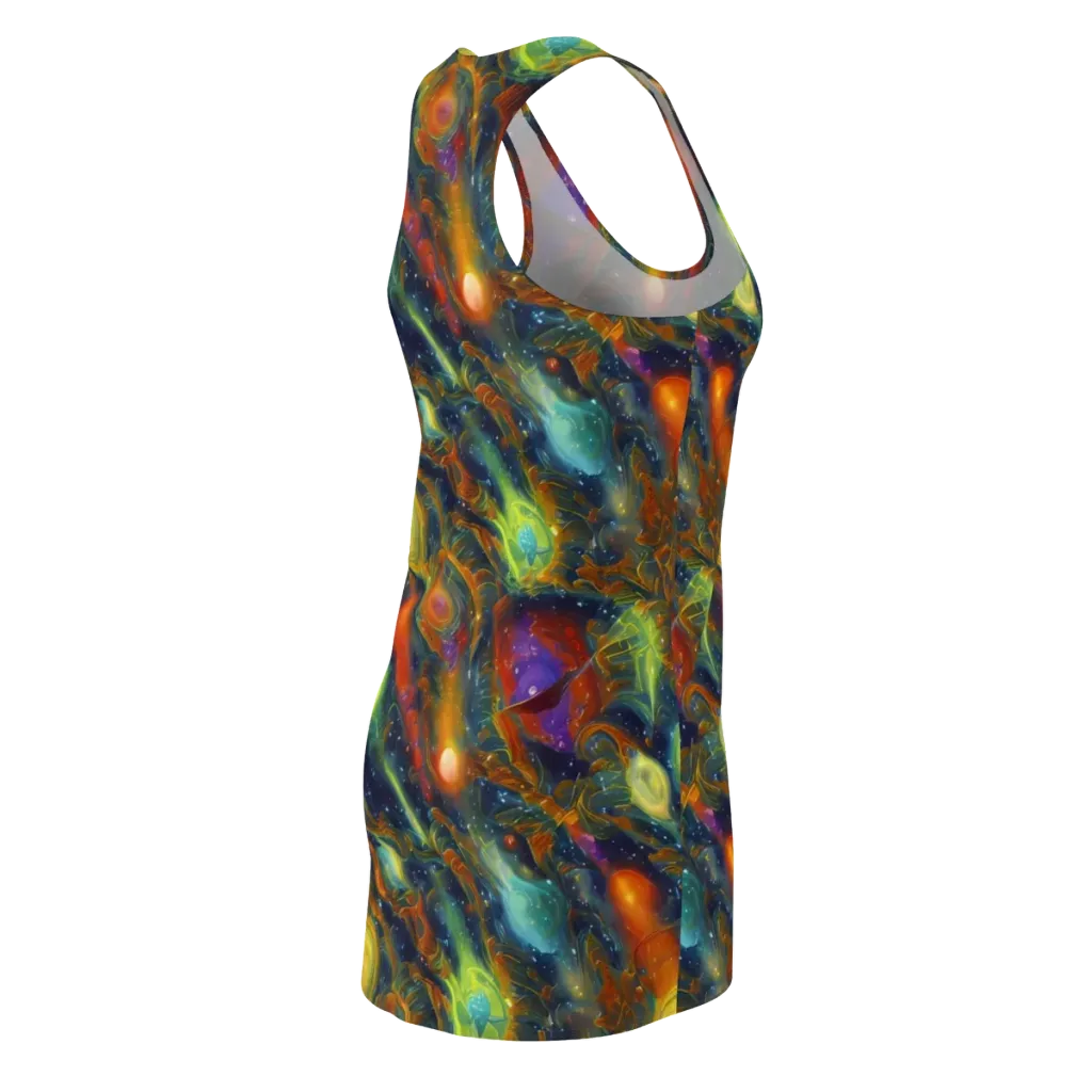 Galactic Tide on Racerback Dress — Back Side
