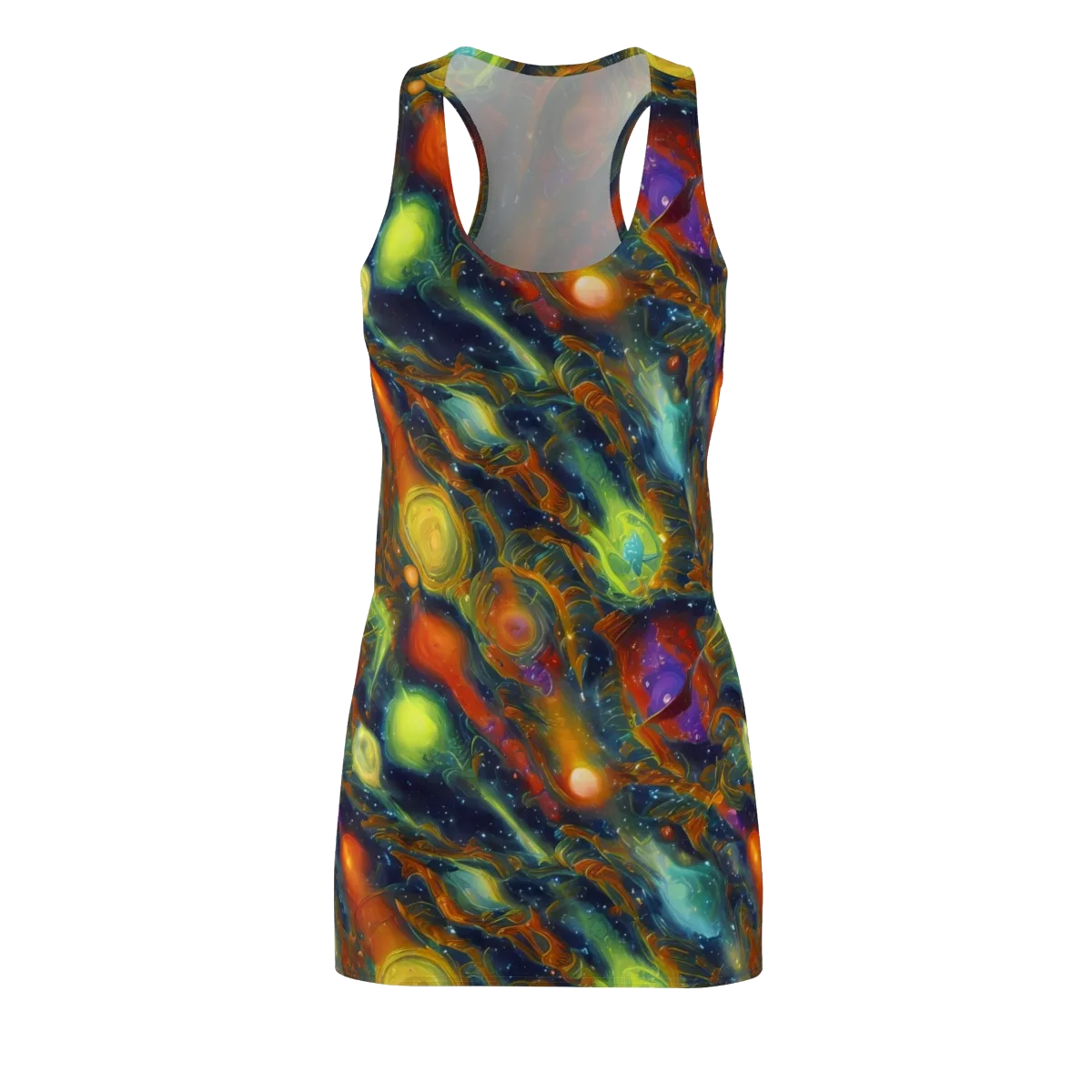 Galactic Tide on Racerback Dress — Front