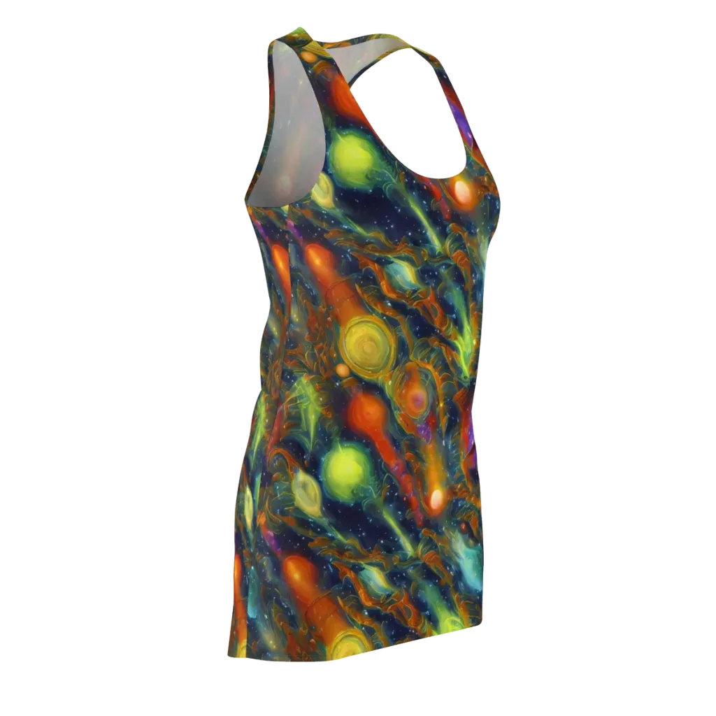 Galactic Tide on Racerback Dress — Front Side