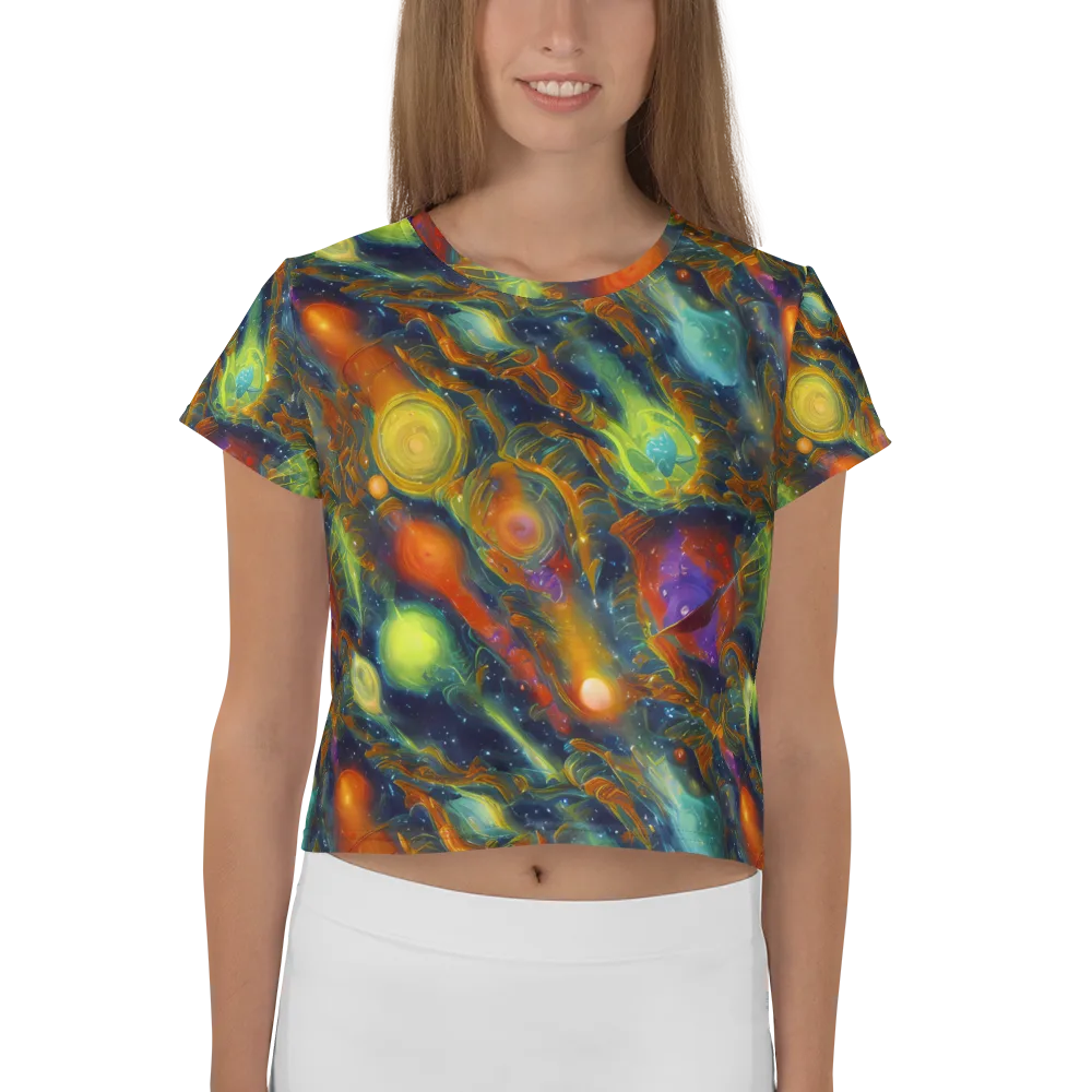 Galactic Tide on Crop Tee — Front