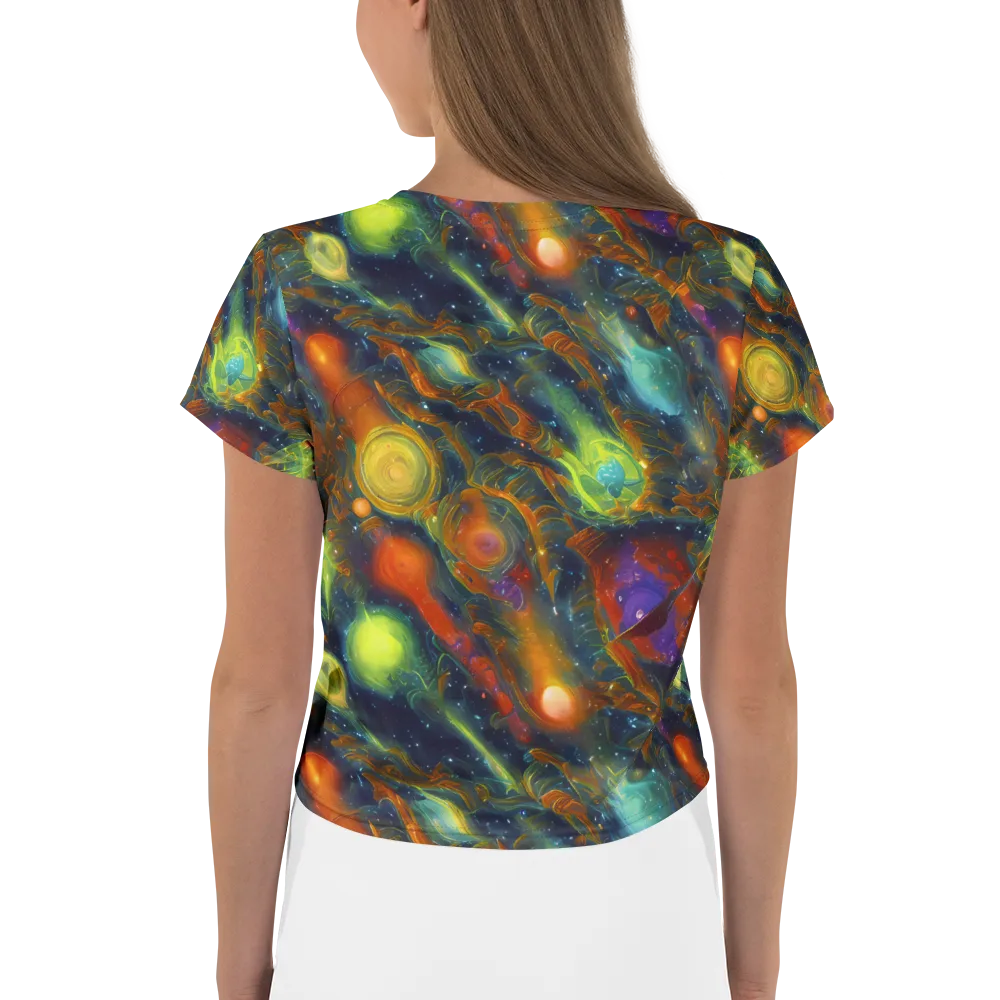 Galactic Tide on Crop Tee — Back