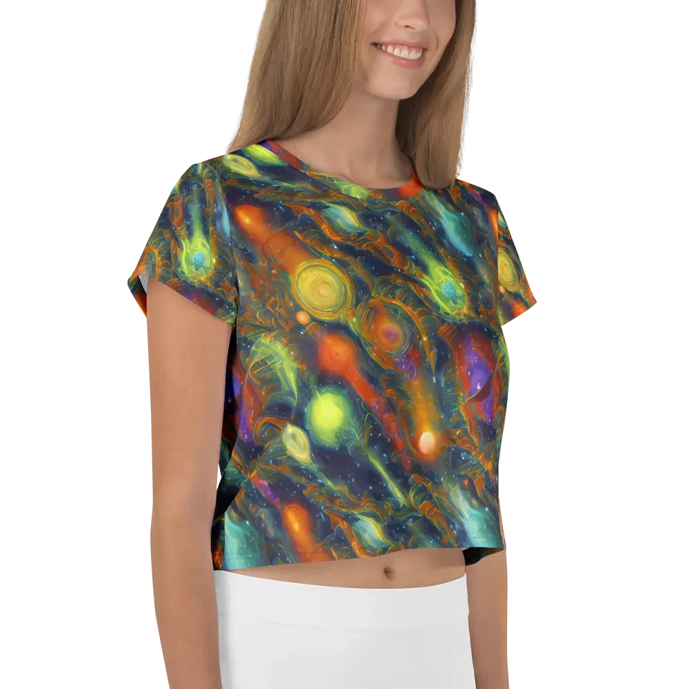 Galactic Tide on Crop Tee — Right