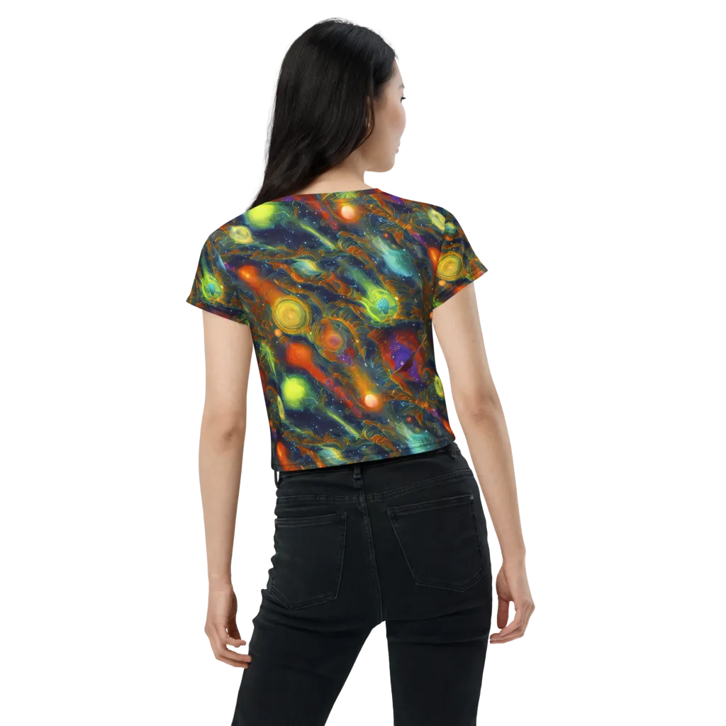 Galactic Tide on Crop Tee — Back