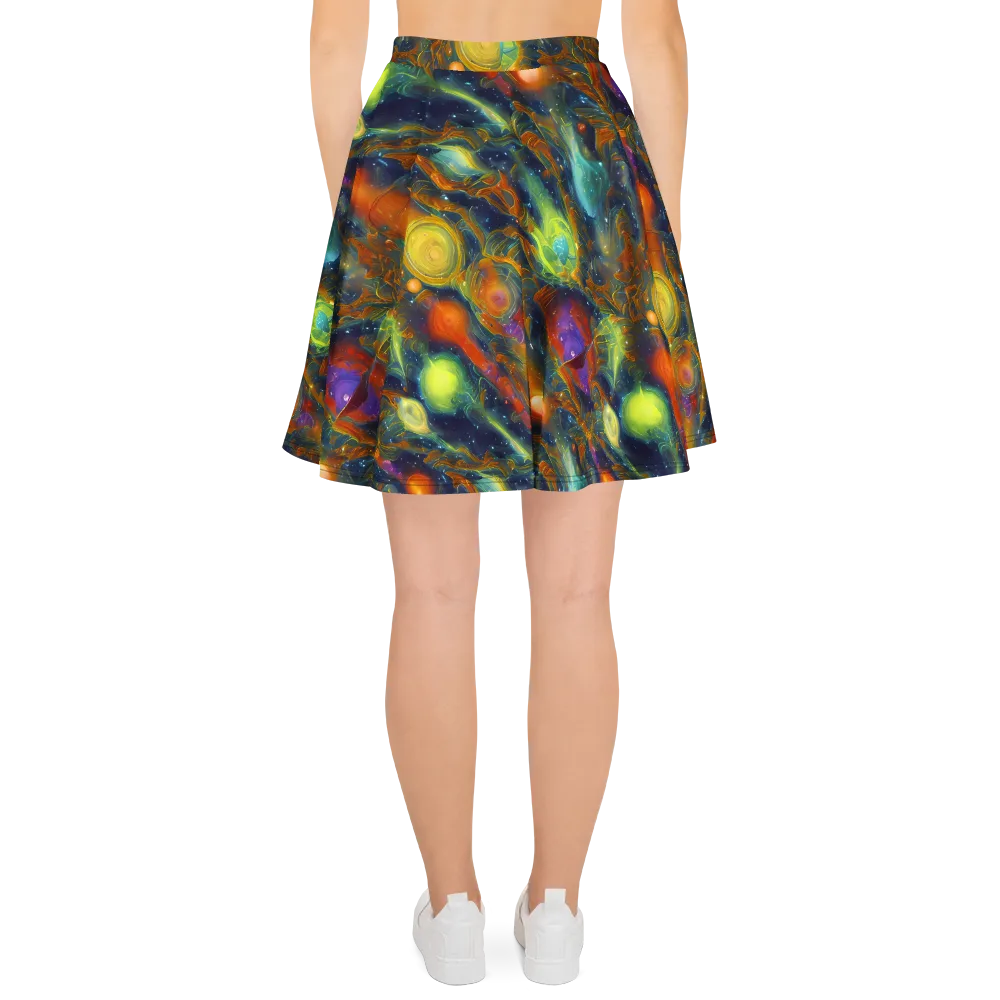 Galactic Tide on Skater Skirt — Back