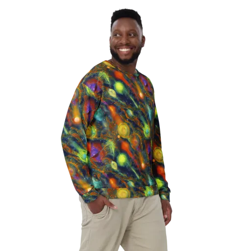 Galactic Tide on a Sweatshirt