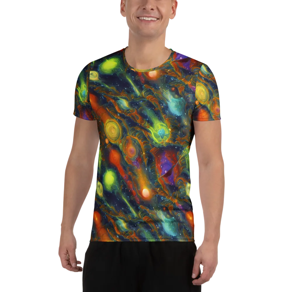 Galactic Tide on Men's Athletic T-Shirt — Front