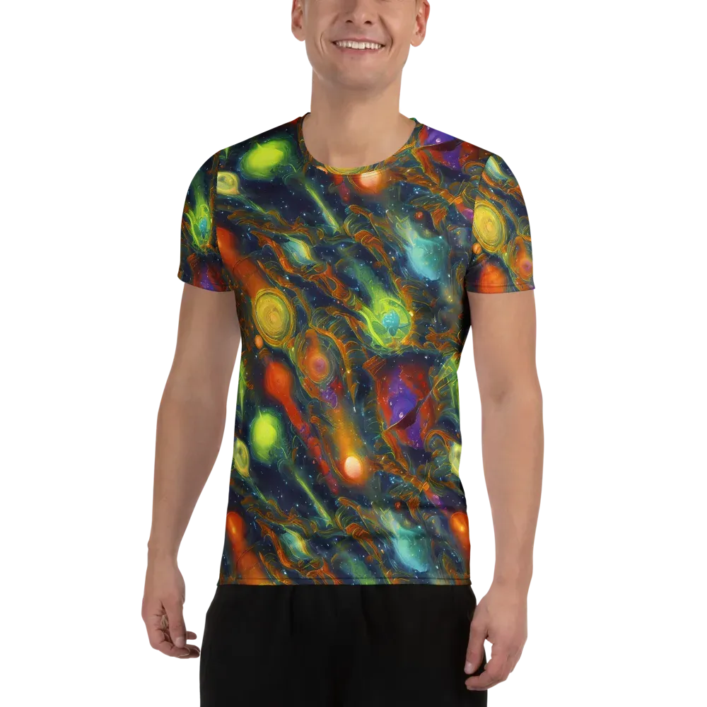 Galactic Tide on Men's Athletic T-Shirt — Front
