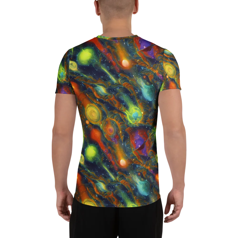 Galactic Tide on Men's Athletic T-Shirt — Back