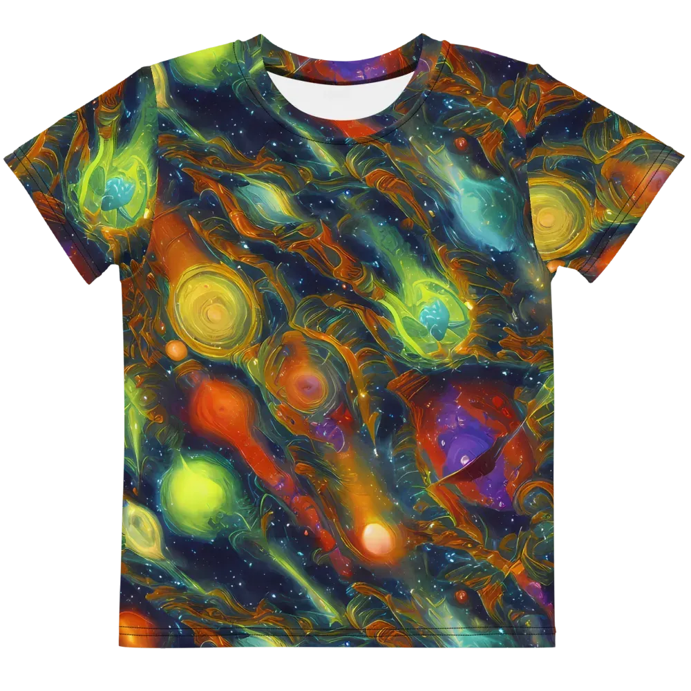 Galactic Tide on Kids Crew Neck T-Shirt — Front