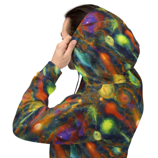 Galactic Tide on a Hoodie
