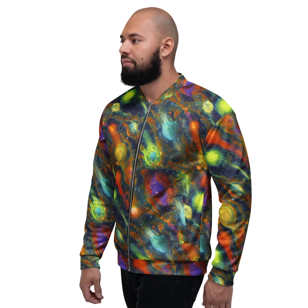 Galactic Tide on Bomber Jacket — Left