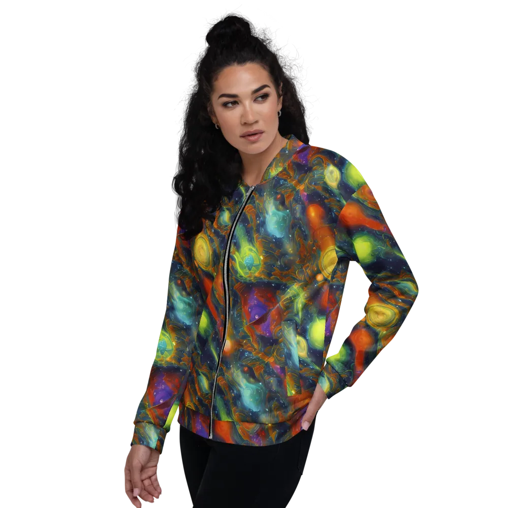 Galactic Tide on Bomber Jacket — Left