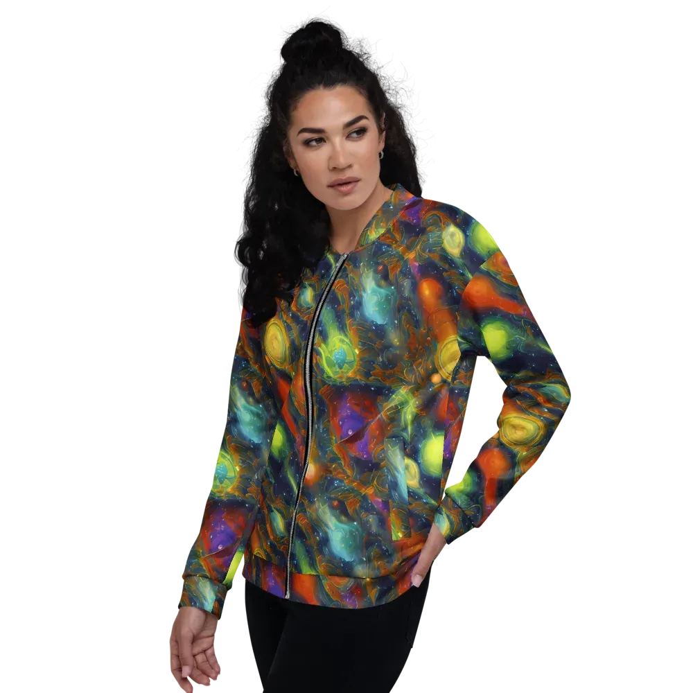 Galactic Tide on Bomber Jacket — Left