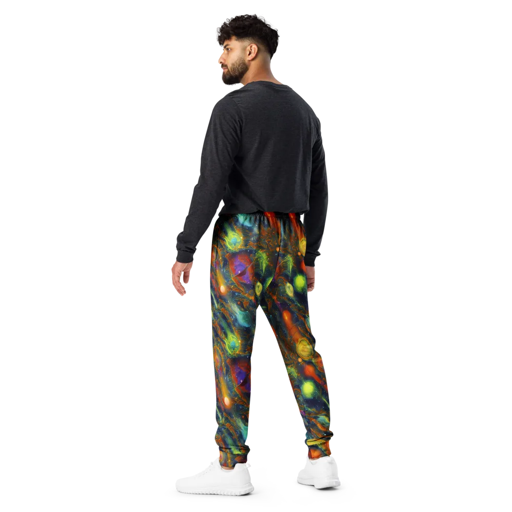 Galactic Tide on Men's Joggers — Back
