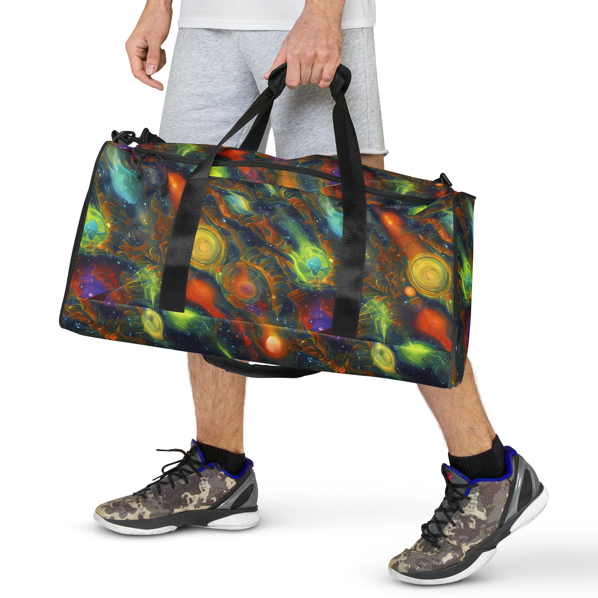Galactic Tide on Duffle Bag — Front