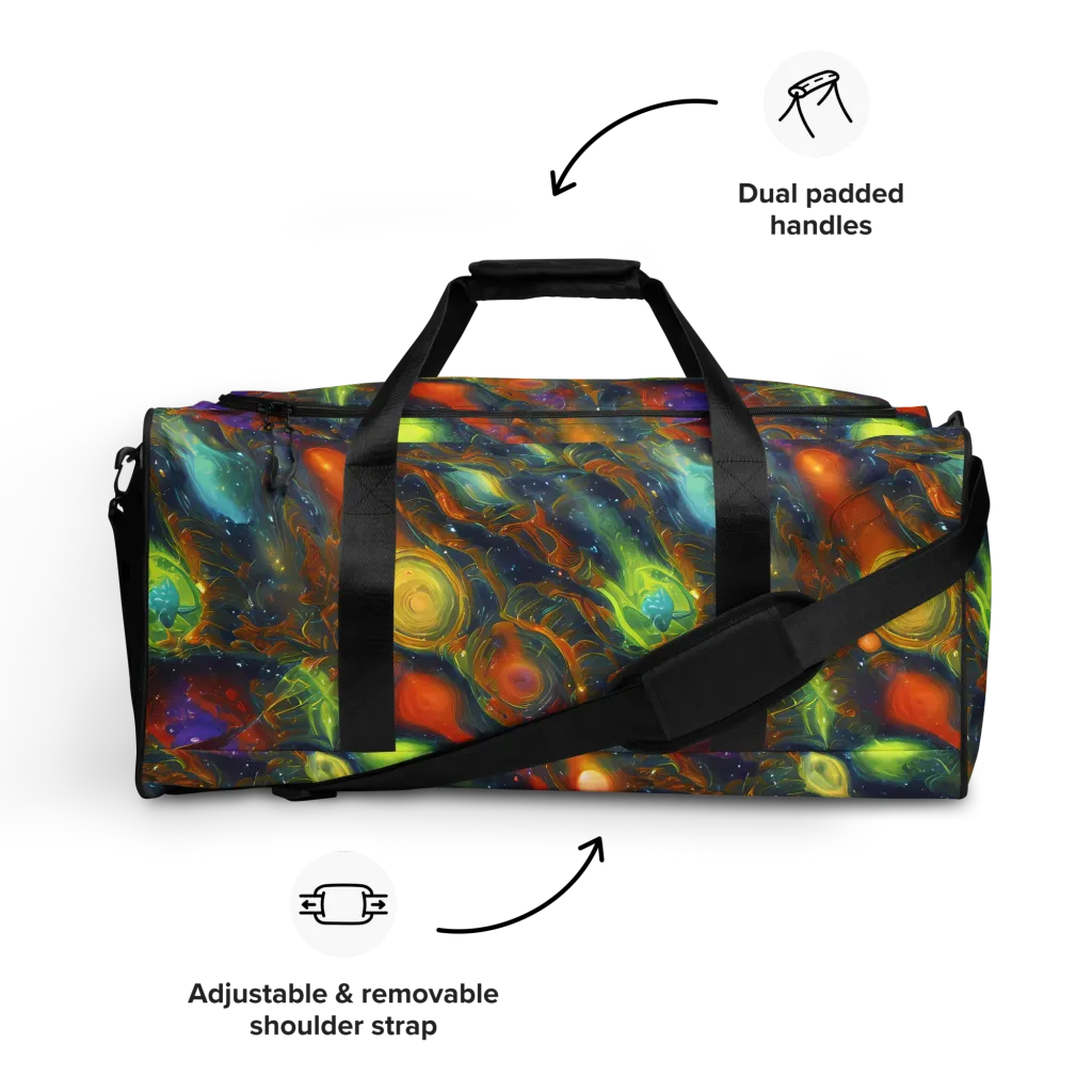 Galactic Tide on Duffle Bag — Front