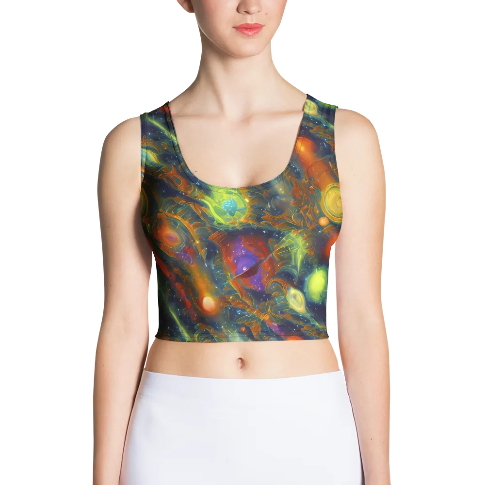 Galactic Tide on Crop Top — Front