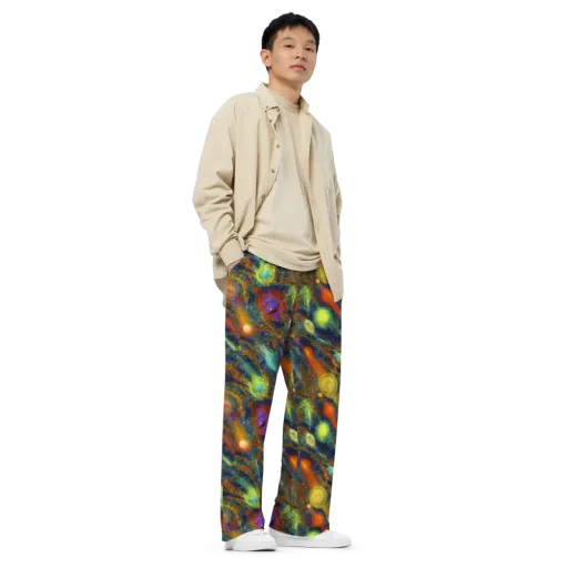 Galactic Tide on a Wide-Leg Pants