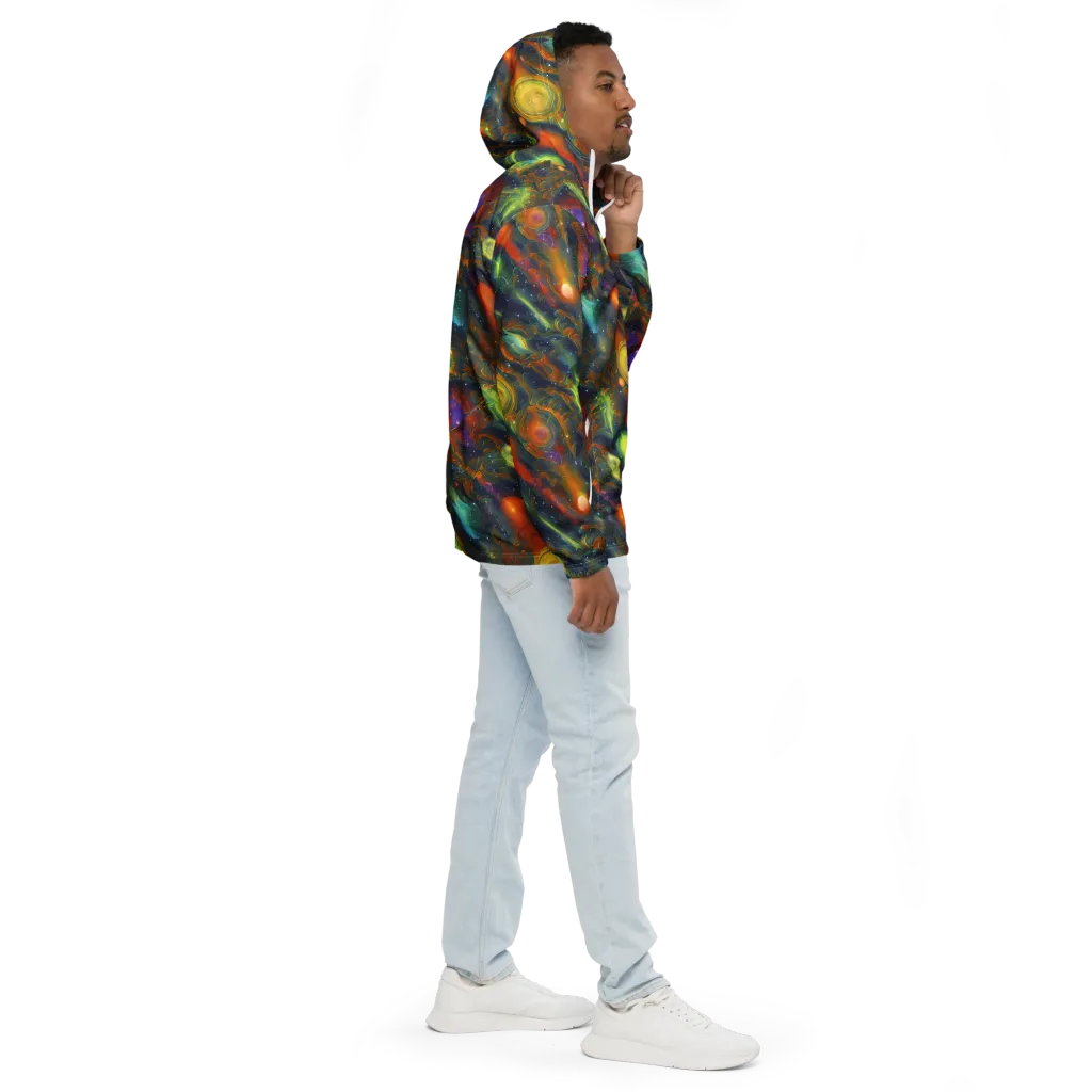 Galactic Tide on Men's Windbreaker — Right