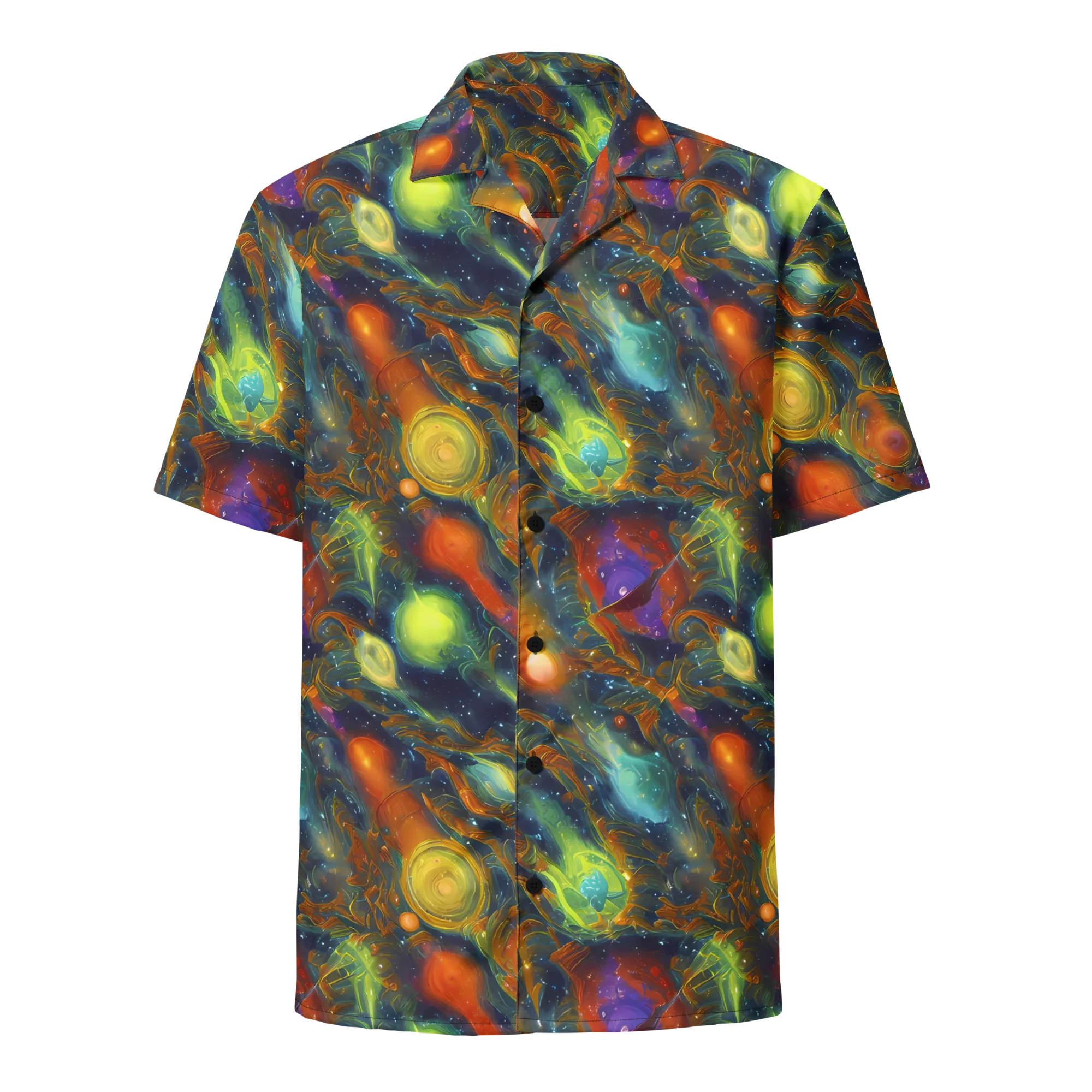 Galactic Tide on Button Shirt — Front