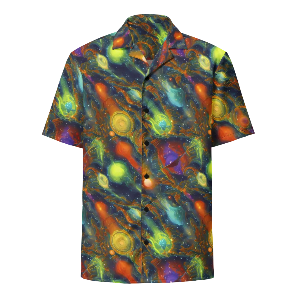Galactic Tide on Button Shirt — Front