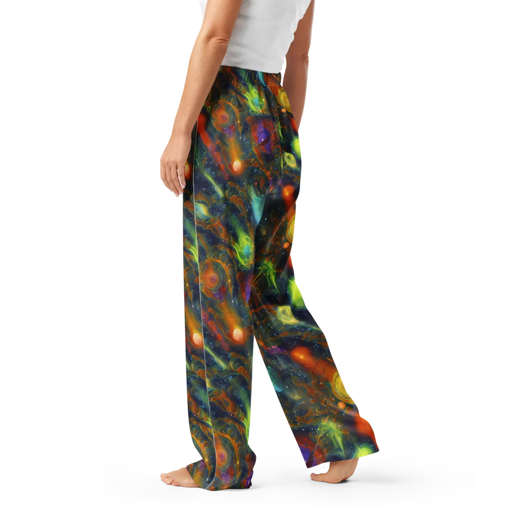 Galactic Tide on Women's Pajama Pants — Left