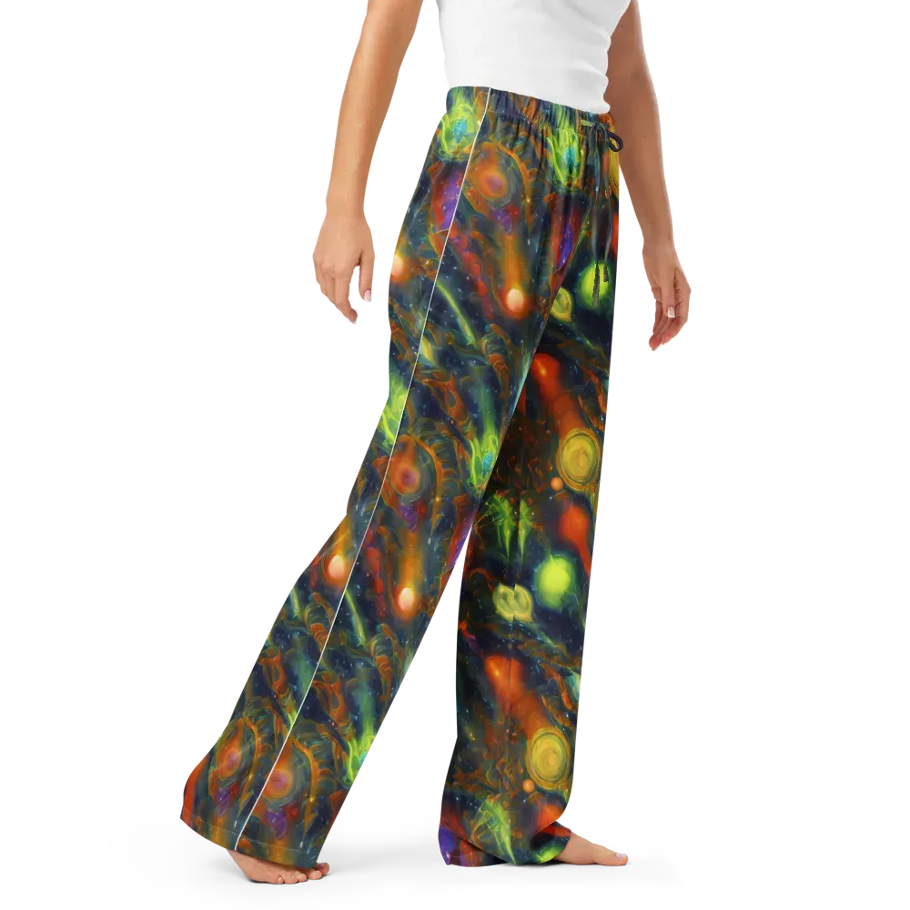 Galactic Tide on Women's Pajama Pants — Right Front