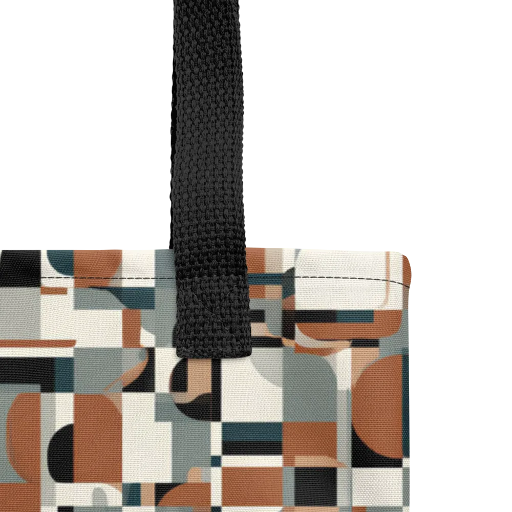 Terracotta Grid on Tote Bag — Product details