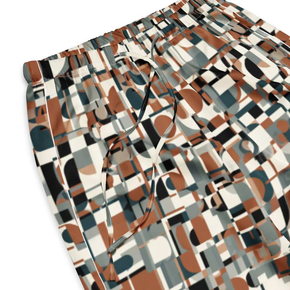 Terracotta Grid on Women's Pajama Pants — Product details