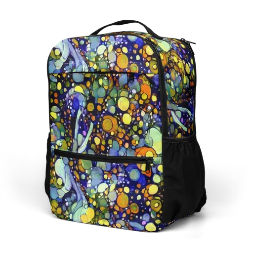 Indigo Carnival on a Utility Backpack