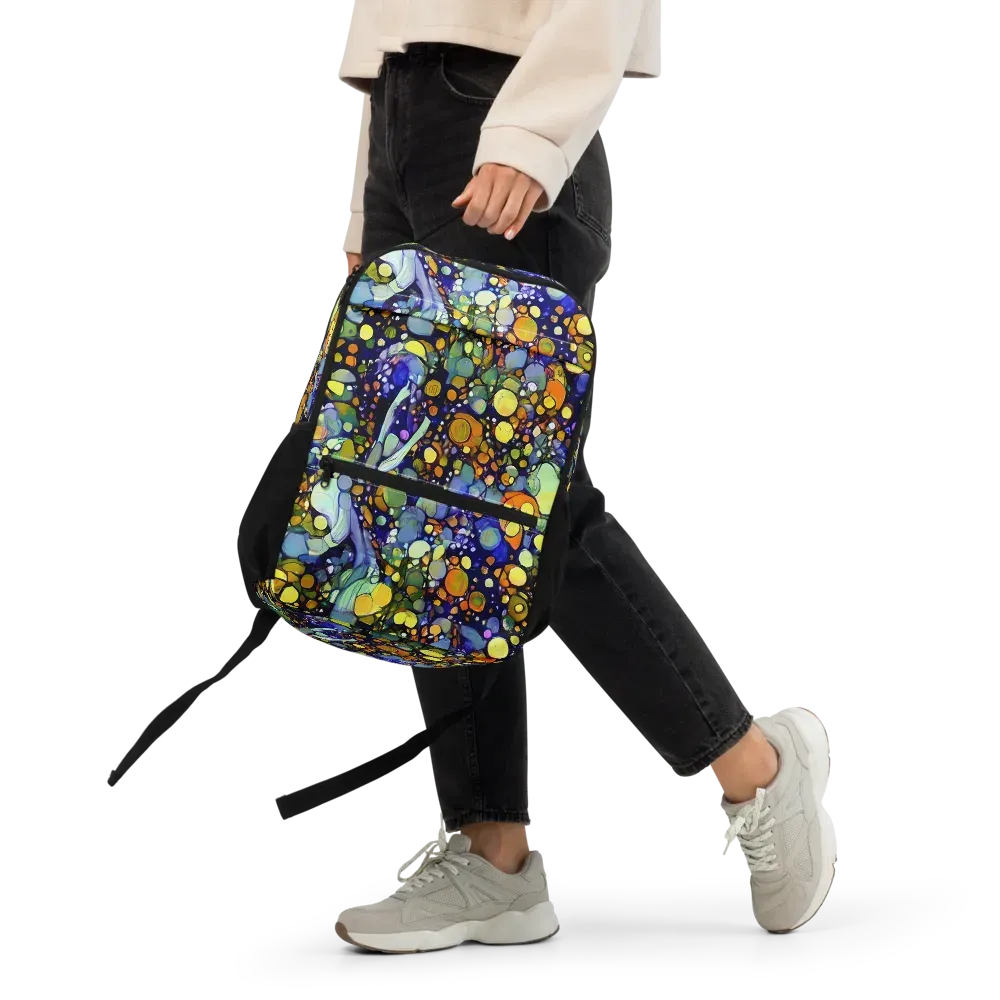 Indigo Carnival on Utility Backpack — Front