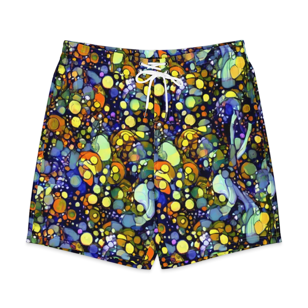 Indigo Carnival on Men's Board Shorts — Front