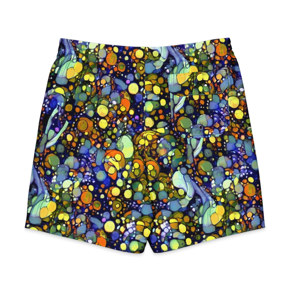 Indigo Carnival on Men's Board Shorts — Back
