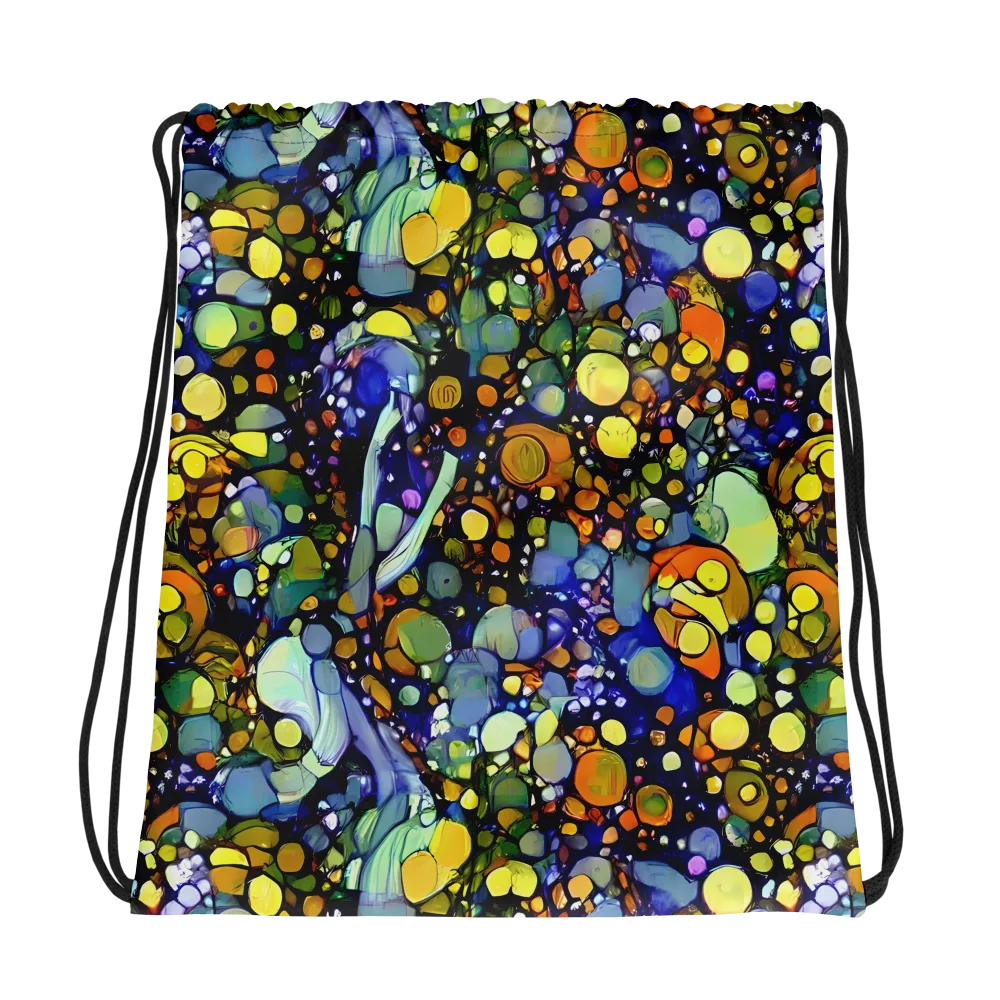 Indigo Carnival on Drawstring Bag — Photo