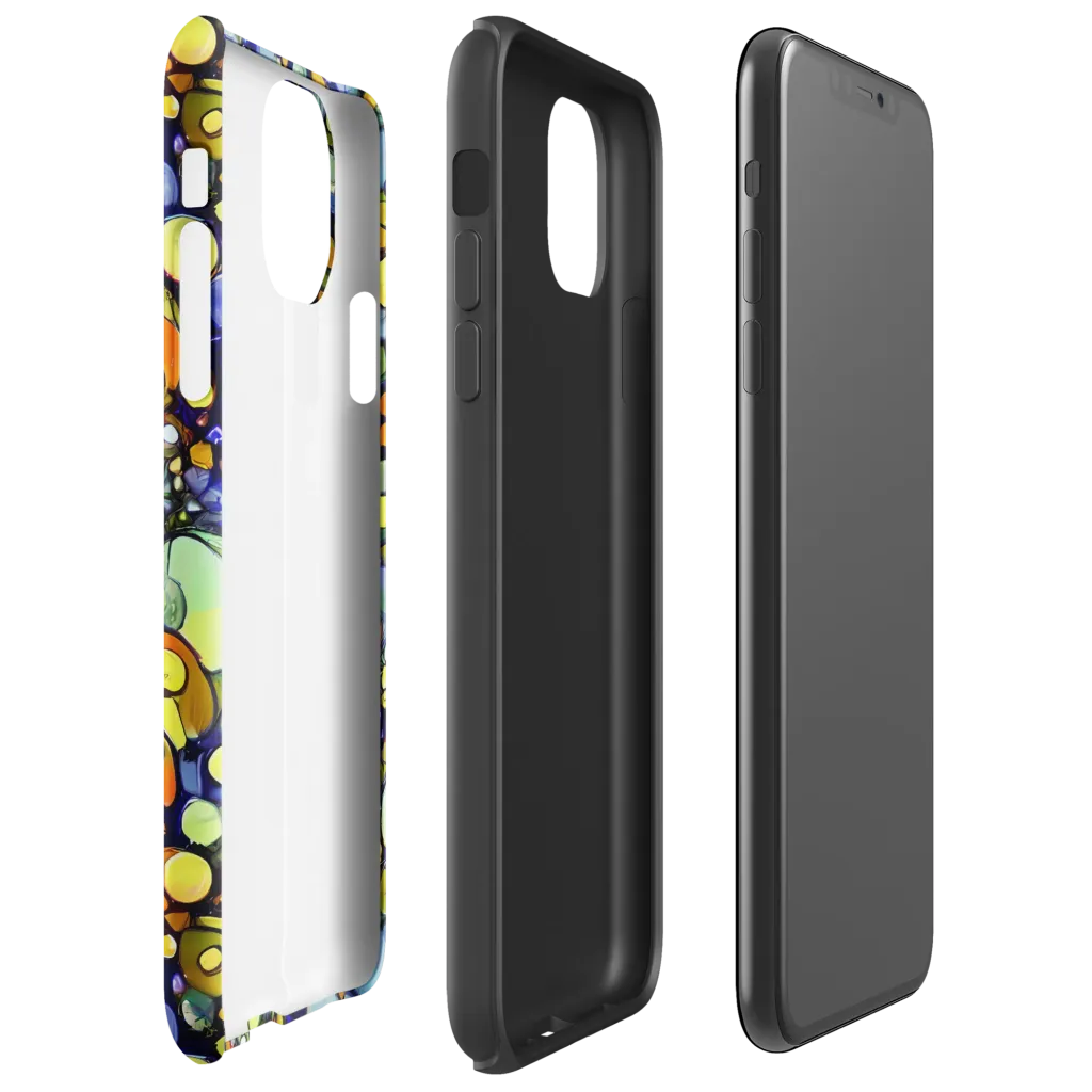 Indigo Carnival on Tough Case for iPhone® — Right