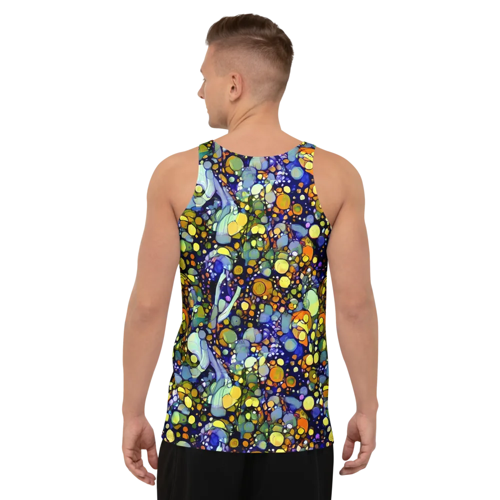 Indigo Carnival on Men's Tank Top — Back
