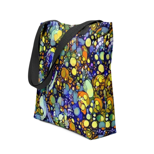 Indigo Carnival on a Tote Bag