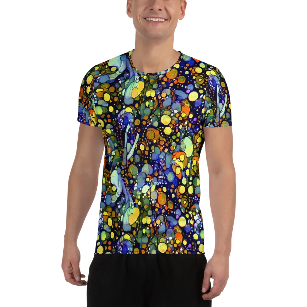 Indigo Carnival on Men's Athletic T-Shirt — Front