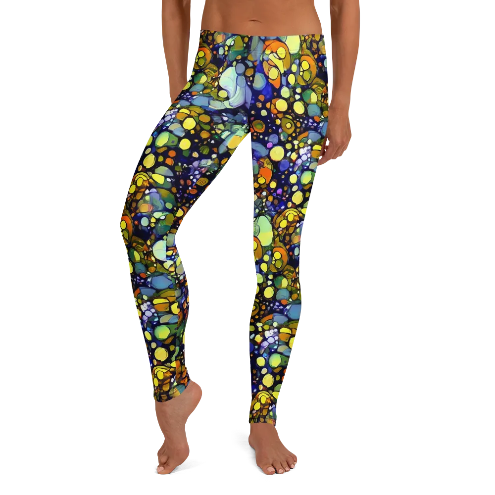 Indigo Carnival on Leggings — Front