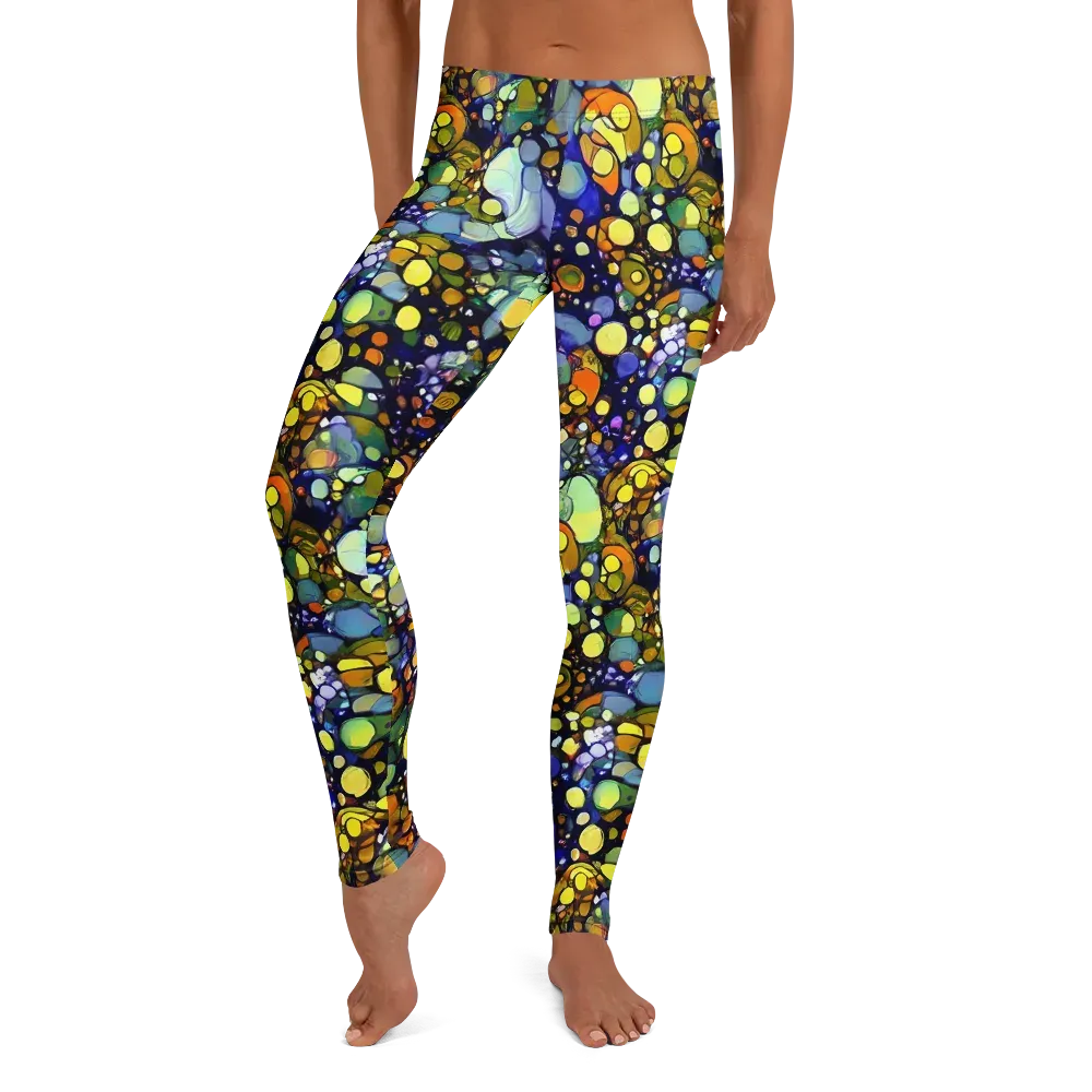 Indigo Carnival on Leggings — Front