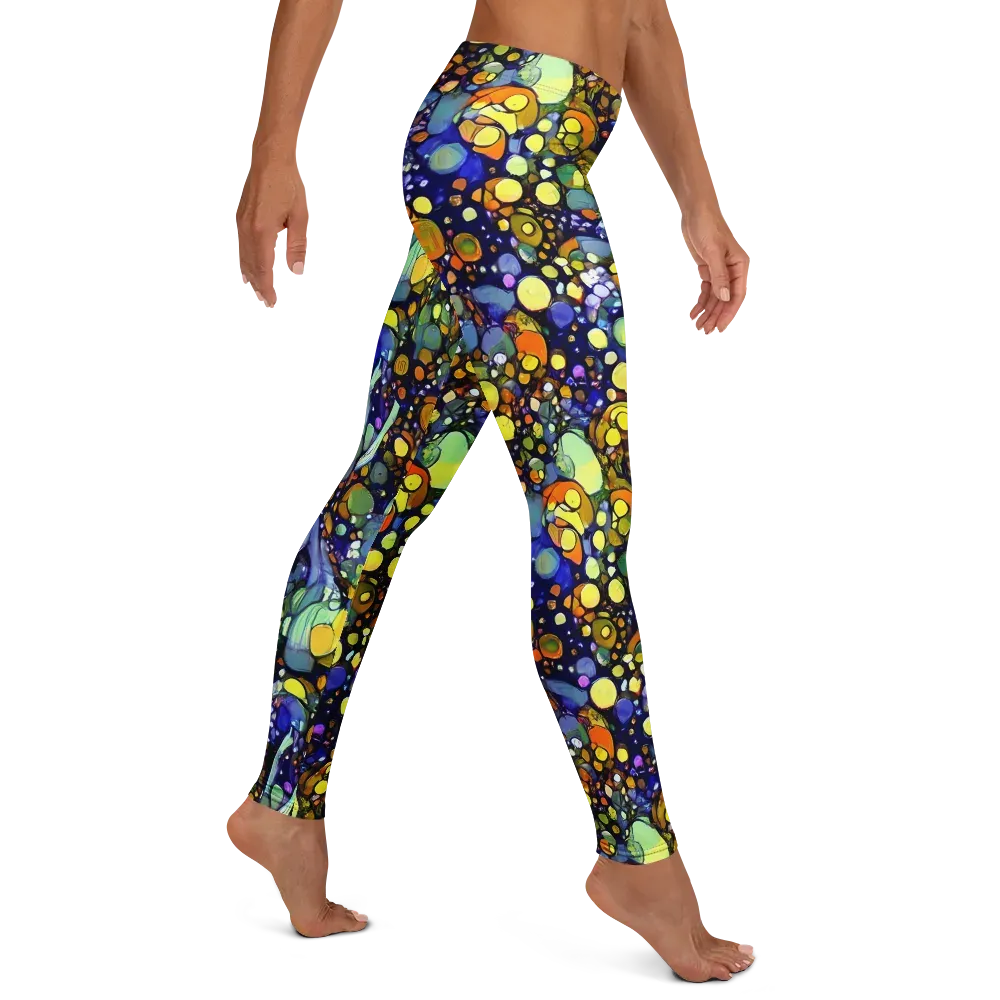 Indigo Carnival on Leggings — Right