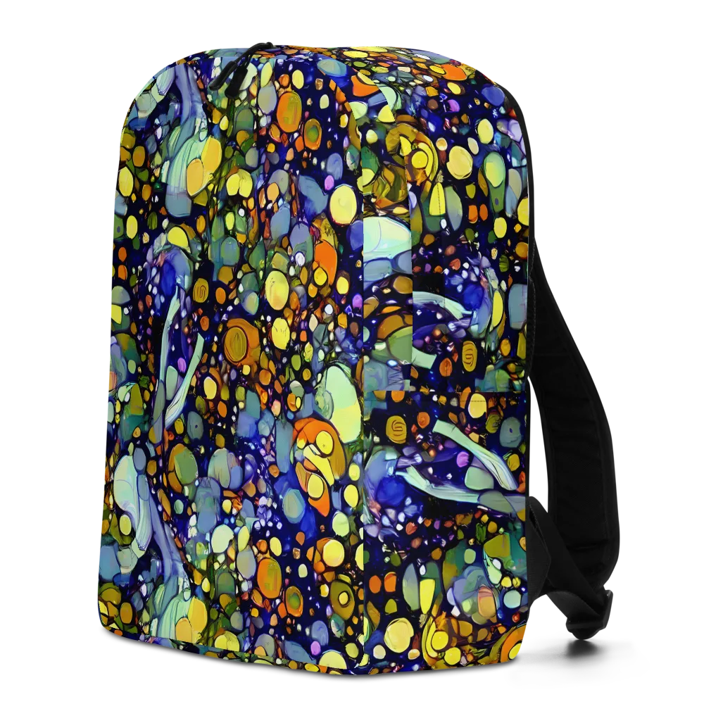 Indigo Carnival on Minimalist Backpack — Left