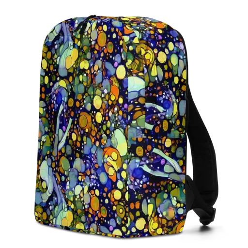 Indigo Carnival on a Minimalist Backpack
